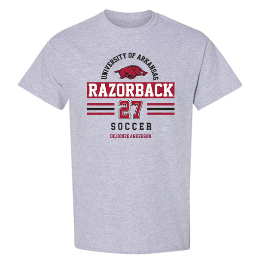 Arkansas - NCAA Women's Soccer : Dejionee Anderson - Classic Fashion Shersey T-Shirt