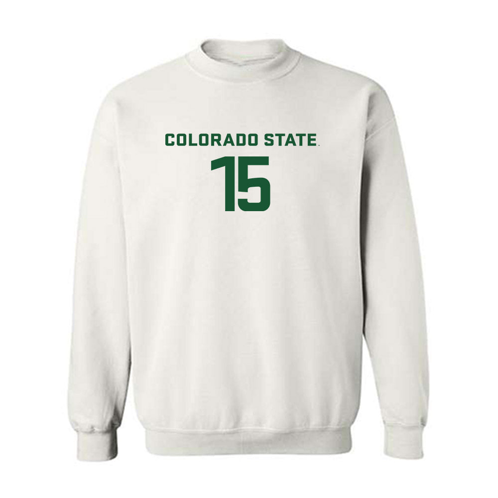 Colorado State - NCAA Women's Soccer : Layla Jakins - Crewneck Sweatshirt-0
