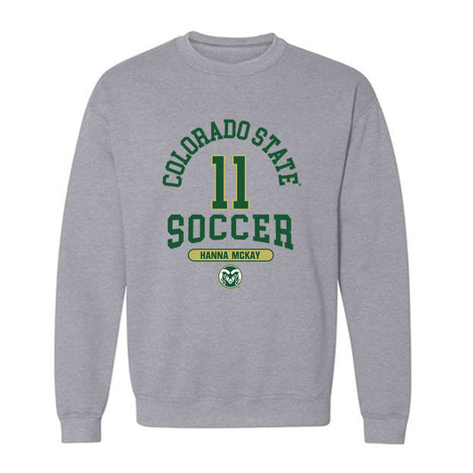Colorado State - NCAA Women's Soccer : Hanna McKay - Crewneck Sweatshirt-0