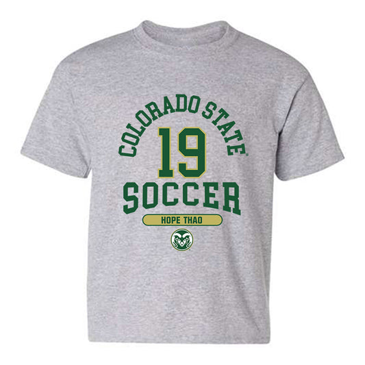 Colorado State - NCAA Women's Soccer : Hope Thao - Youth T-Shirt-0