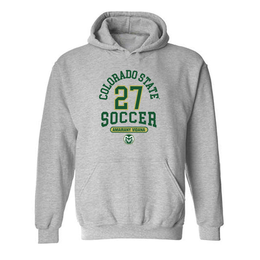 Colorado State - NCAA Women's Soccer : Amairany Vidana - Hooded Sweatshirt-0