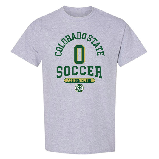 Colorado State - NCAA Women's Soccer : Addison Huber - T-Shirt-0