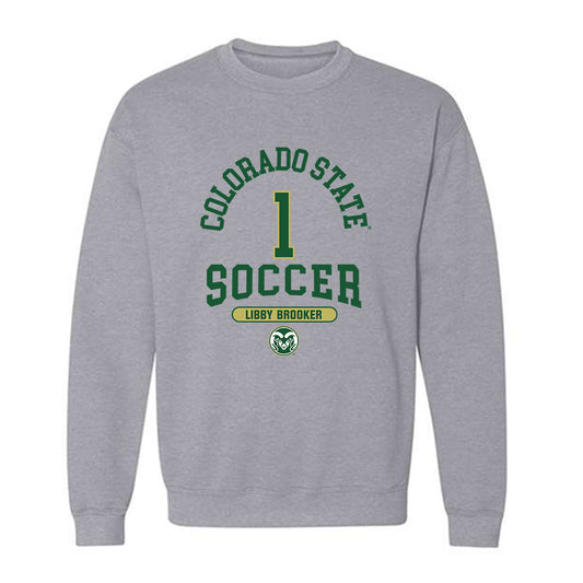 Colorado State - NCAA Women's Soccer : Libby Brooker - Crewneck Sweatshirt-0