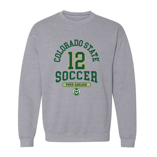 Colorado State - NCAA Women's Soccer : Piper Carlson - Crewneck Sweatshirt-0