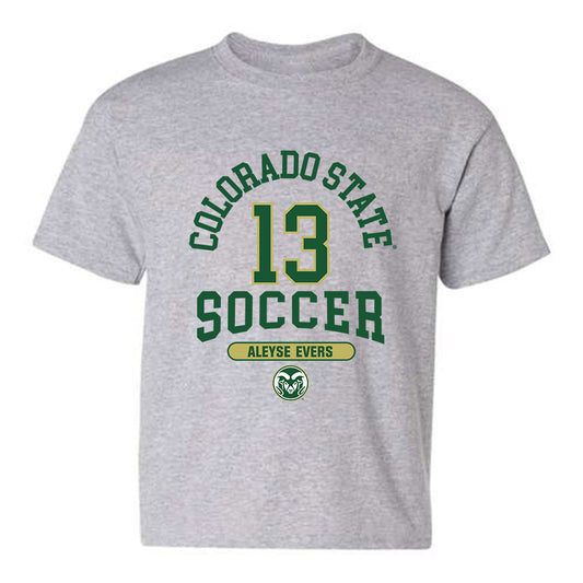 Colorado State - NCAA Women's Soccer : Aleyse Evers - Youth T-Shirt