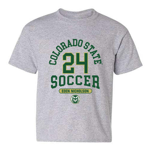 Colorado State - NCAA Women's Soccer : Eden Nicholson - Youth T-Shirt-0