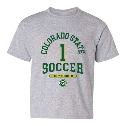 Colorado State - NCAA Women's Soccer : Libby Brooker - Youth T-Shirt-0