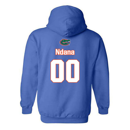 Florida - NCAA Women's Soccer : Conamora Ndana - Replica Shersey Hooded Sweatshirt-1