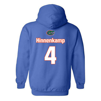 Florida - NCAA Women's Soccer : Megan Hinnenkamp - Replica Shersey Hooded Sweatshirt