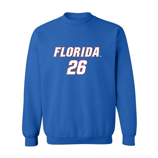 Florida - NCAA Women's Soccer : Sophia Sindelar - Replica Shersey Crewneck Sweatshirt-0
