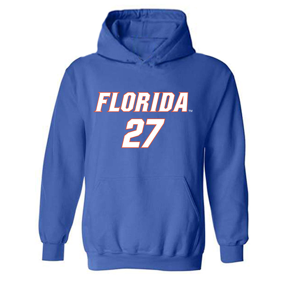 Florida - NCAA Women's Soccer : Norah Abbott - Replica Shersey Hooded Sweatshirt