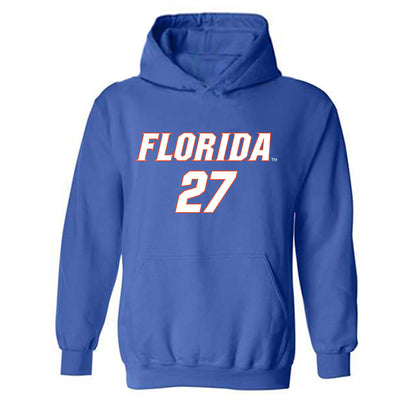 Florida - NCAA Women's Soccer : Norah Abbott - Replica Shersey Hooded Sweatshirt