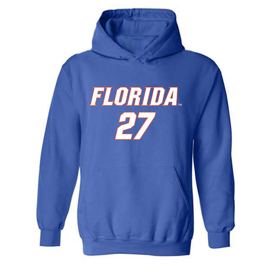 Florida - NCAA Women's Soccer : Norah Abbott - Replica Shersey Hooded Sweatshirt