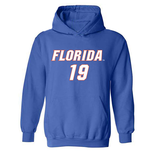 Florida - NCAA Women's Soccer : Kaela Standish - Replica Shersey Hooded Sweatshirt