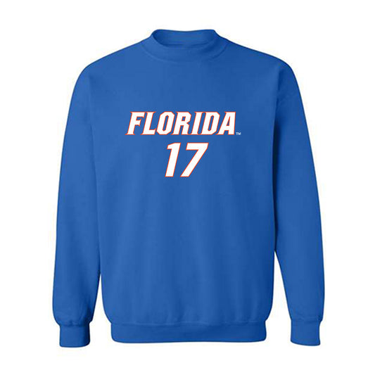 Florida - NCAA Women's Soccer : Delaney Tellex - Replica Shersey Crewneck Sweatshirt