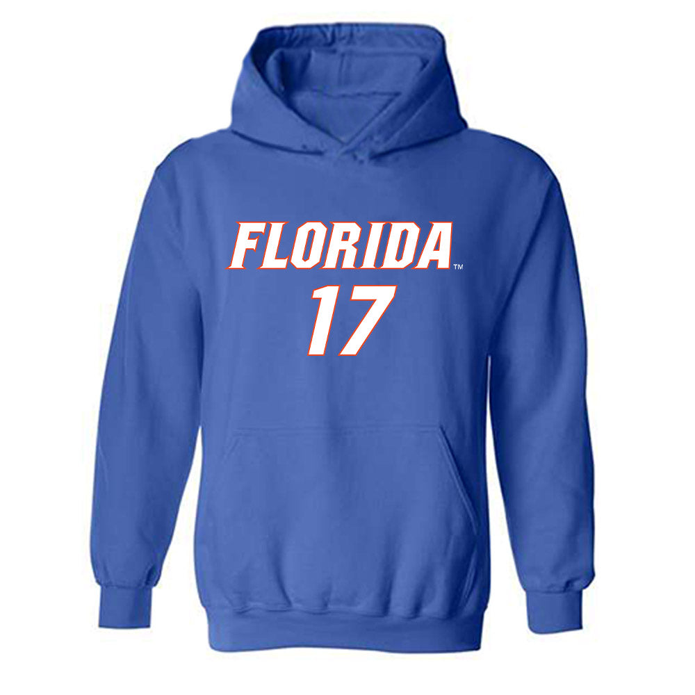 Florida - NCAA Women's Soccer : Delaney Tellex - Replica Shersey Hooded Sweatshirt