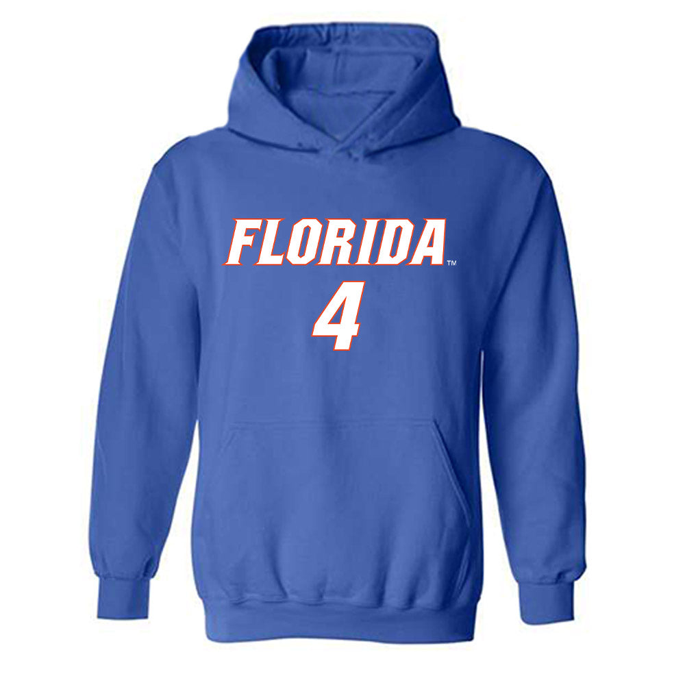 Florida - NCAA Women's Soccer : Megan Hinnenkamp - Replica Shersey Hooded Sweatshirt