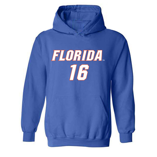 Florida - NCAA Women's Soccer : Brinley Murphy - Replica Shersey Hooded Sweatshirt-0