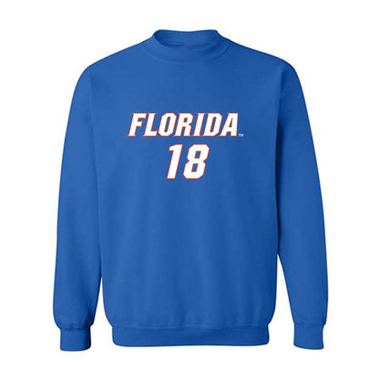 Florida - NCAA Women's Soccer : Ava Paolini - Replica Shersey Crewneck Sweatshirt-0