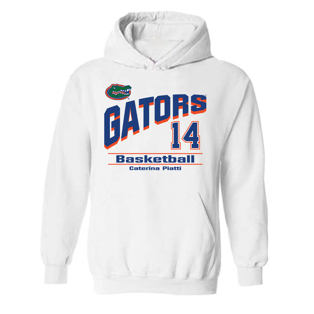 Florida - NCAA Women's Basketball : Caterina Piatti - Classic Shersey Hooded Sweatshirt-0