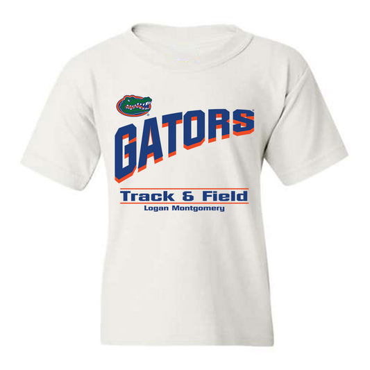 Florida - NCAA Men's Track & Field : Logan Montgomery - Youth T-Shirt