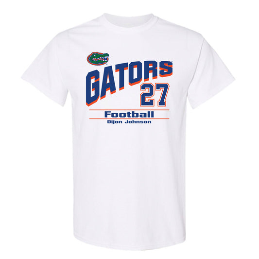 Florida - NCAA Football : Dijon Johnson - Classic Shersey T-Shirt-0