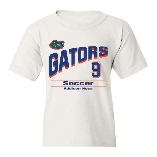 Florida - NCAA Women's Soccer : Addison Hess - Classic Shersey Youth T-Shirt-0