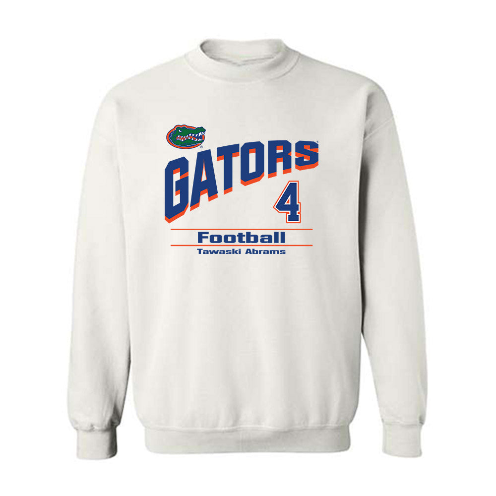 Florida - NCAA Football : Tawaski Abrams - Crewneck Sweatshirt Classic Shersey