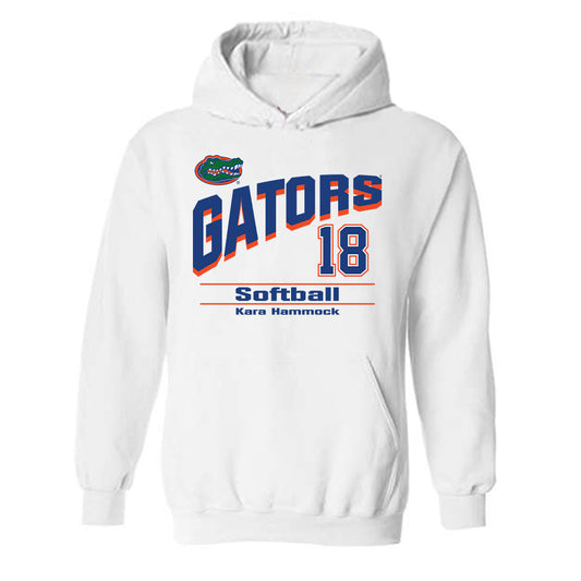 Florida - NCAA Softball : Kara Hammock - Classic Shersey Hooded Sweatshirt-0