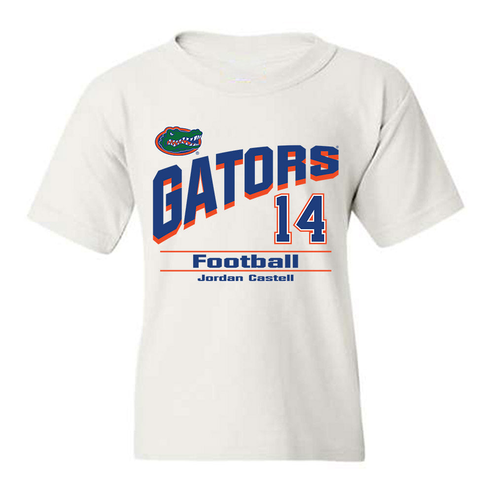 Florida - NCAA Football : Jordan Castell - Classic Shersey Youth T-Shirt-0