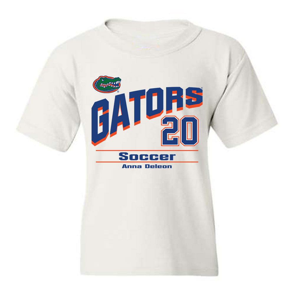 Florida - NCAA Women's Soccer : Anna Deleon - Youth T-Shirt