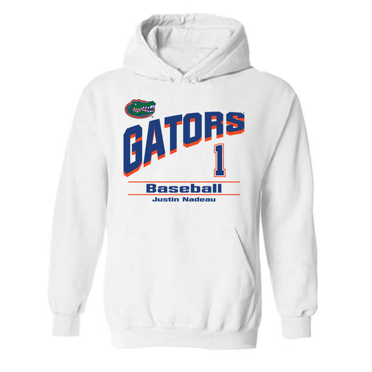 Florida - NCAA Baseball : Justin Nadeau - Classic Shersey Hooded Sweatshirt