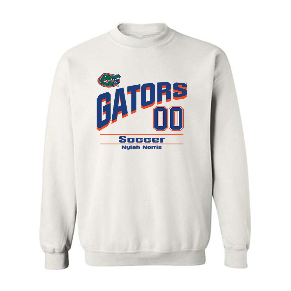 Florida - NCAA Women's Soccer : Nylah Norris - Classic Shersey Crewneck Sweatshirt-0