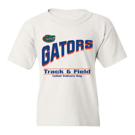 Florida - NCAA Men's Track & Field : Leikel Cabrera Gay - Classic Shersey Youth T-Shirt-0