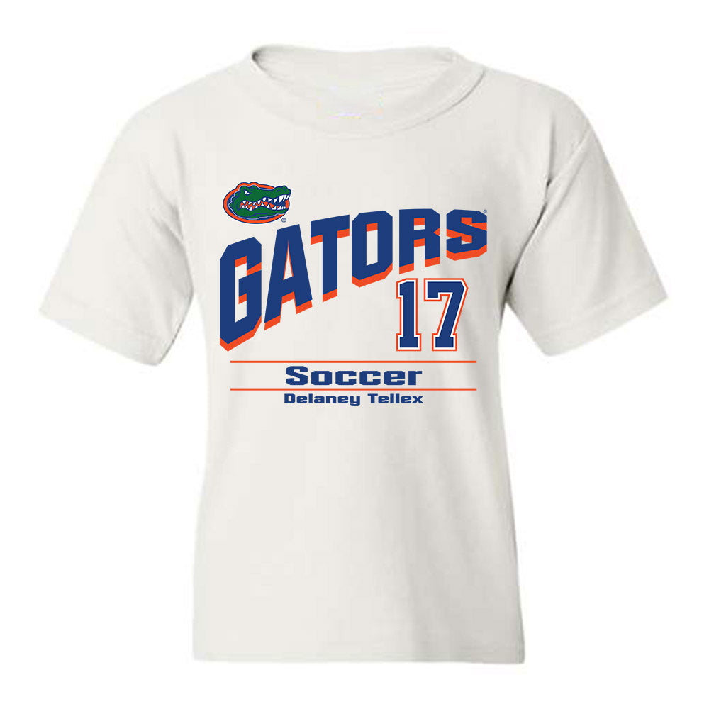 Florida - NCAA Women's Soccer : Delaney Tellex - Youth T-Shirt