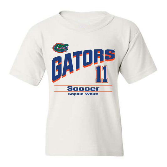 Florida - NCAA Women's Soccer : Sophie White - Youth T-Shirt