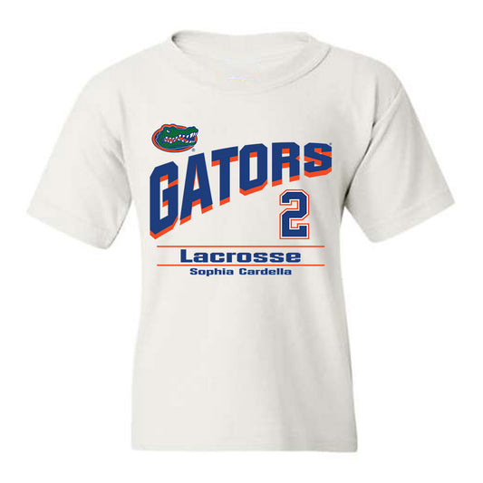 Florida - NCAA Women's Lacrosse : Sophia Cardella - Classic Shersey Youth T-Shirt