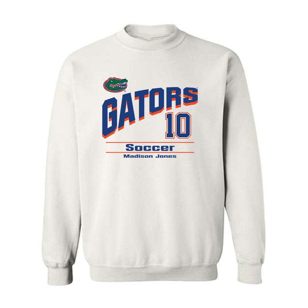 Florida - NCAA Women's Soccer : Madison Jones - Classic Shersey Crewneck Sweatshirt-0