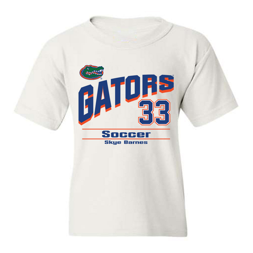 Florida - NCAA Women's Soccer : Skye Barnes - Classic Shersey Youth T-Shirt