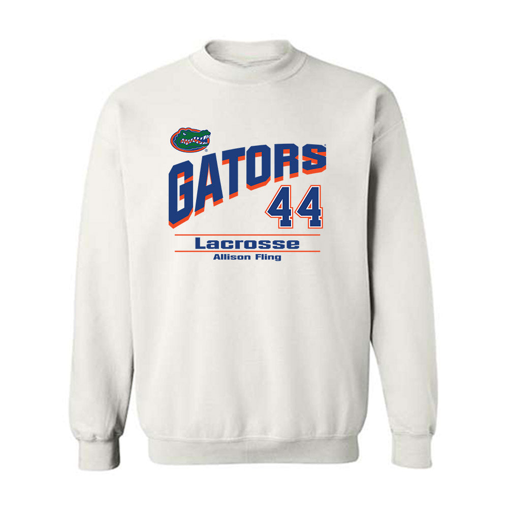 Florida - NCAA Women's Lacrosse : Allison Fling - Classic Shersey Crewneck Sweatshirt-0
