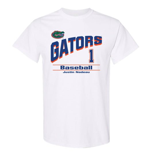 Florida - NCAA Baseball : Justin Nadeau - Classic Shersey T-Shirt