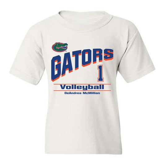 Florida - NCAA Women's Volleyball : DeAndrea McMillian - Classic Shersey Youth T-Shirt-0