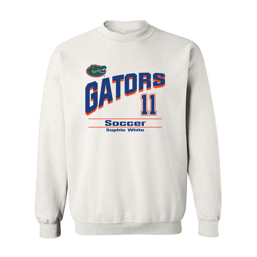 Florida - NCAA Women's Soccer : Sophie White - Crewneck Sweatshirt