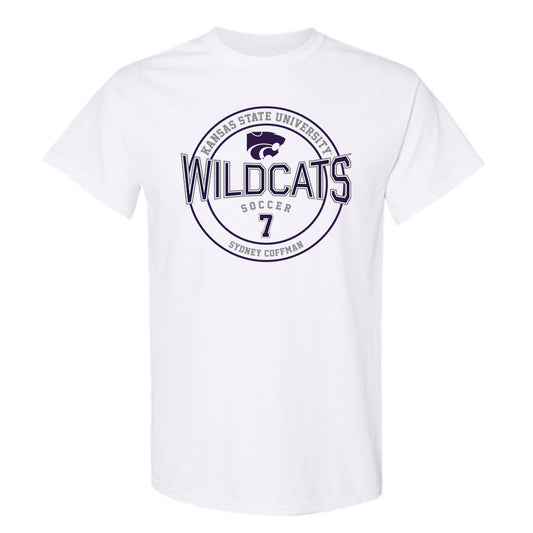 Kansas State - NCAA Women's Soccer : Sydney Coffman - Sports Shersey T-Shirt-0