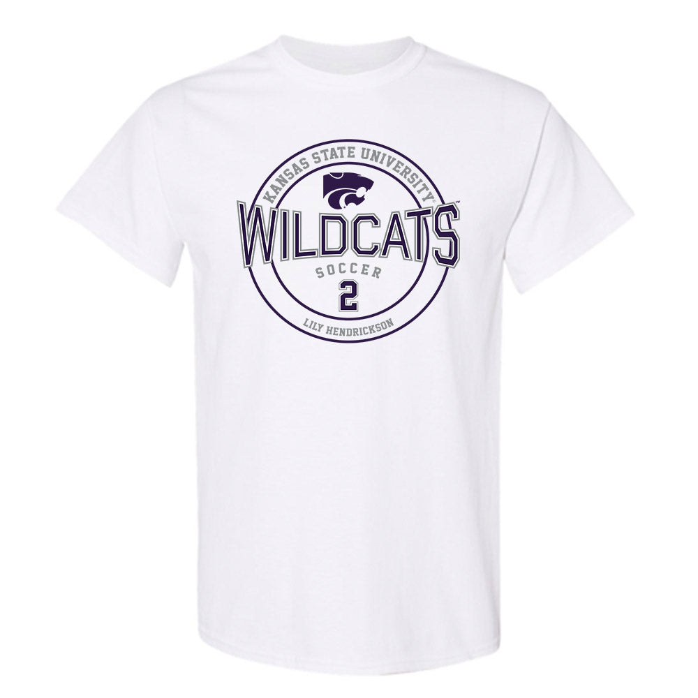 Kansas State - NCAA Women's Soccer : lily hendrickson - Sports Shersey T-Shirt-0