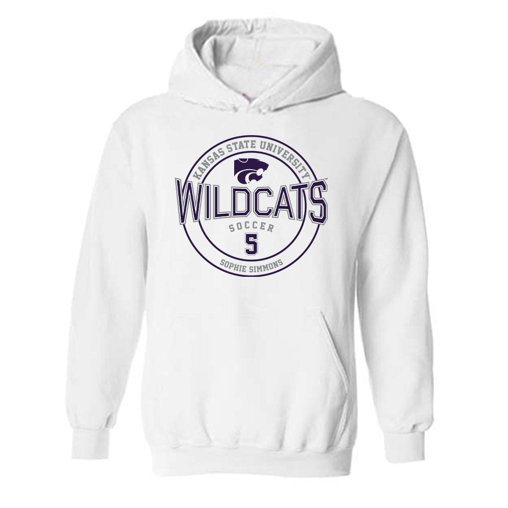 Kansas State - NCAA Women's Soccer : Sophie Simmons - Sports Shersey Hooded Sweatshirt