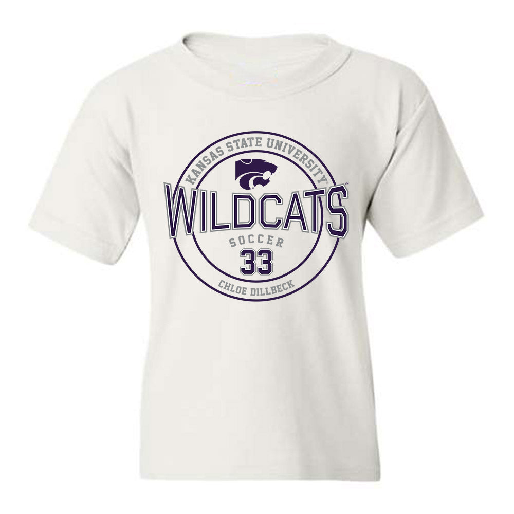 Kansas State - NCAA Women's Soccer : Chloe Dillbeck - Sports Shersey Youth T-Shirt