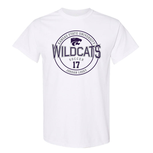 Kansas State - NCAA Women's Soccer : Jordan Losey - Sports Shersey T-Shirt-0