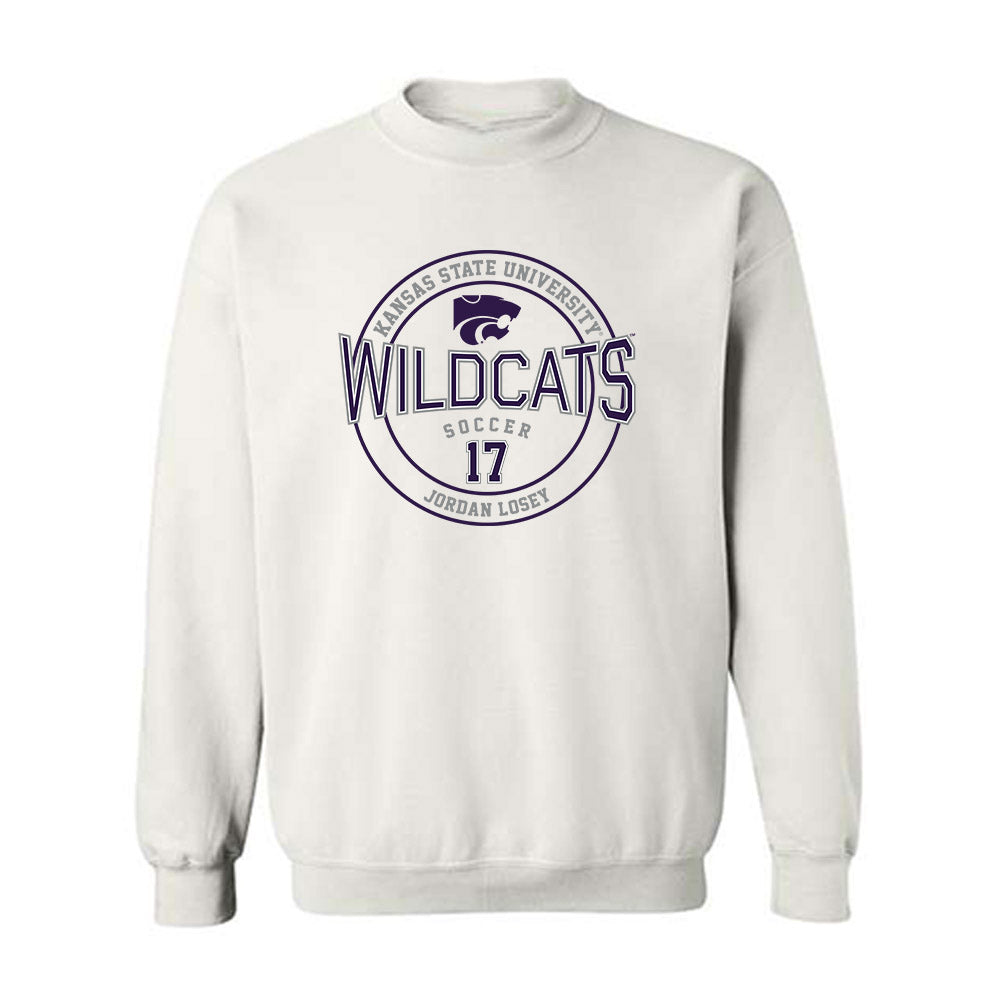 Kansas State - NCAA Women's Soccer : Jordan Losey - Sports Shersey Crewneck Sweatshirt-0