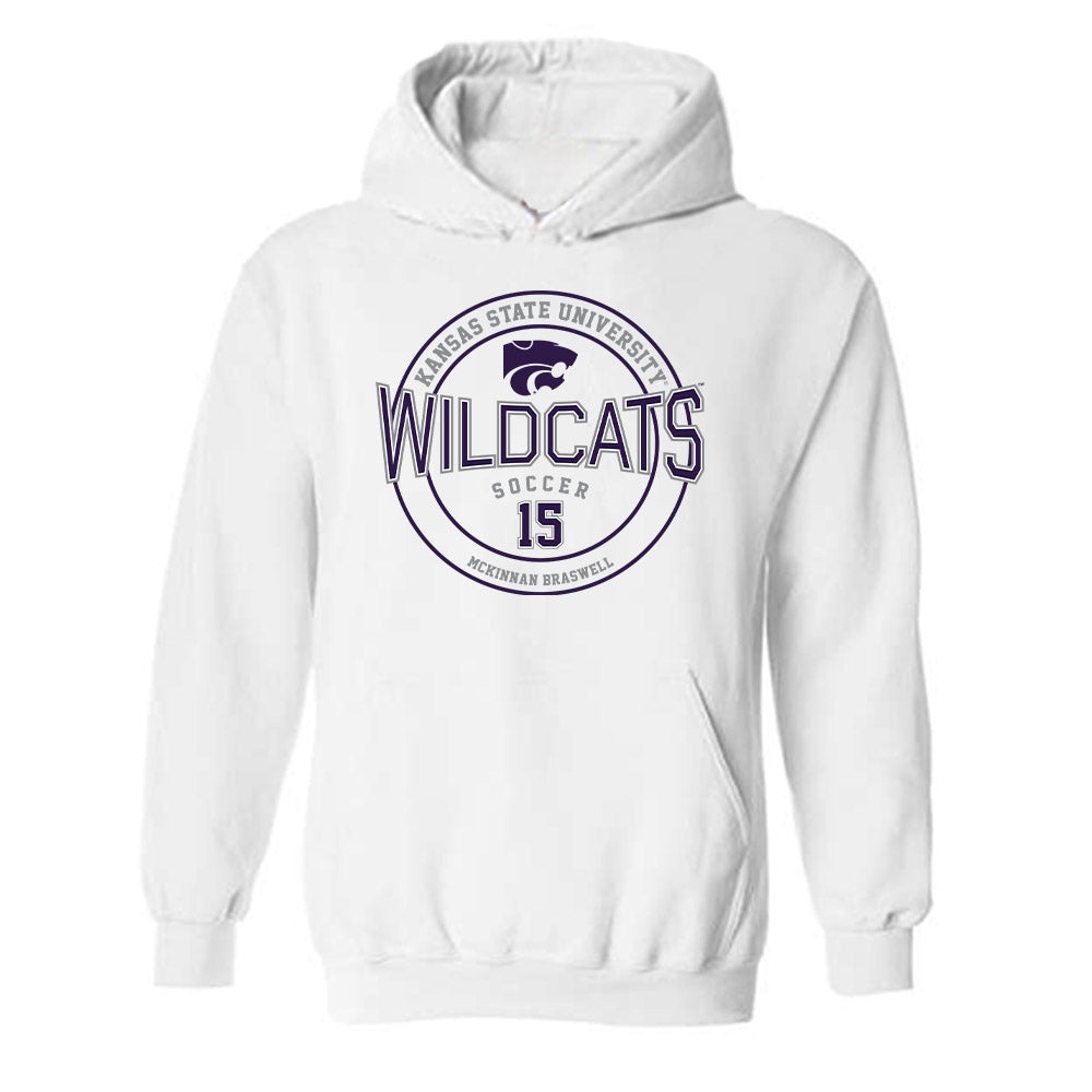Kansas State - NCAA Women's Soccer : McKinnan Braswell - Sports Shersey Hooded Sweatshirt-0